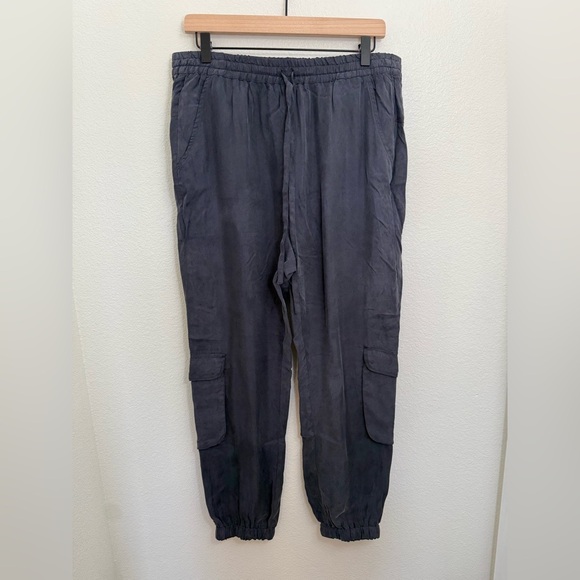 Johnny Was Pants - Johnny Was Pete Greta Ramble Jogger Cargo Pants Medium Cupro